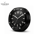 Relógio de Parede Octogonal Preto 64cm Silencioso Estilo Luxo Moderno