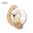 Relógio de Parede Lua em Madeira – Design Japonês Minimalista e Silencioso